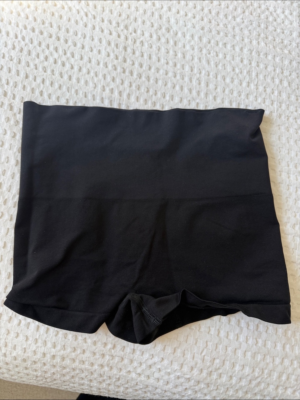 SPANX Black High-Waist Sculpting Shorts